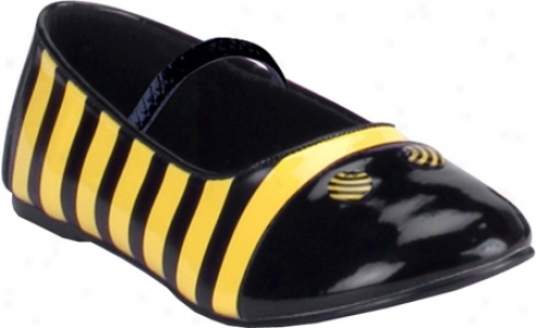 Funtasma Bee 16c (girls') - Blac/kyellow Patent