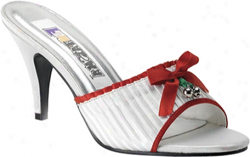 Funtasma Holiday 02 (women's) - White/red Satin