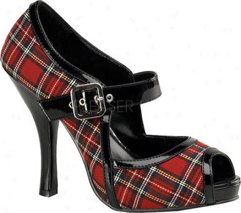 Funtasma Tartan 03 (women's) - Pastoral pipe Plaid/black Patent