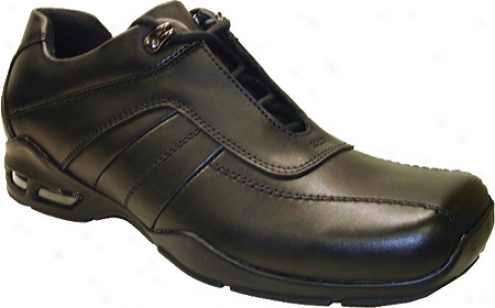 Gbx 13319 (men's) - Black Burnished Action Leather