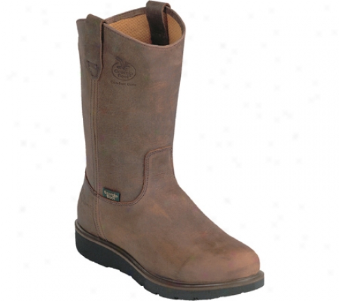 "georgia Boot G44 11"" Wellington Comfort Core (men's) - Tan Cheyenne Spr Leather"