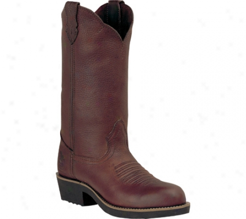 "georgia Boot G49 12"" Safety Toe Wellington Cojfort Core (men's) - Oiled Walnut Harness Leatherr"