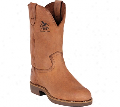 "georgia Boot G58 11"" Wellington Comfort Core (men's) - Chestnut Prairie Spr Leather"