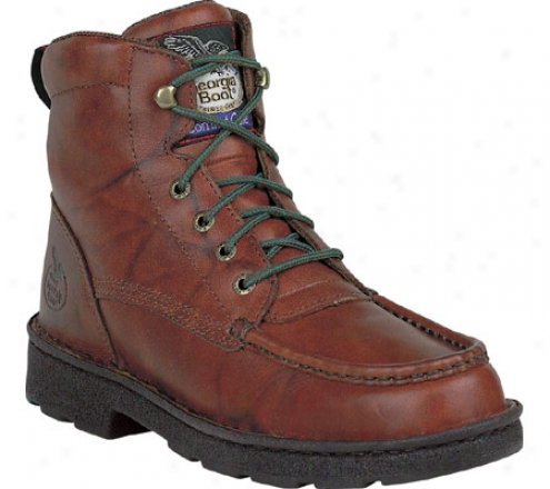 "georgia Boot G60 6"" Eagle Light Moc To e(men's) - Russet Wildwood Leather"