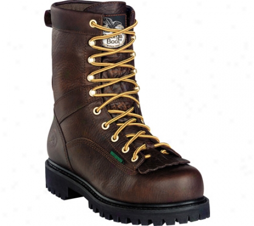 "georgia Boot G8341 Steel Toe 8"" Heritage Vibram (men's) - Tumbled Chocolate"