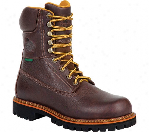 "georgia Boot G8364 8"" Chieftan Steel Toe (men's) - Adventure Brown"