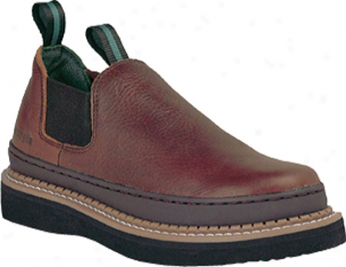 Georgia Boot Georgia Giant Romeo Work Shoe (men's) - Soggy Brown/dark Brown Full Grain Leather