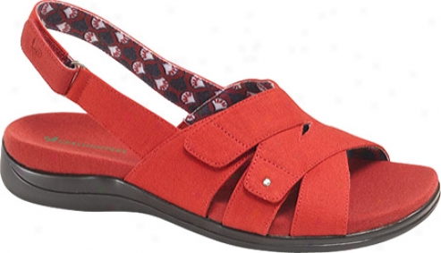 Grasshoppers Beachfront Canvas (women's) - Sport Red Canvas