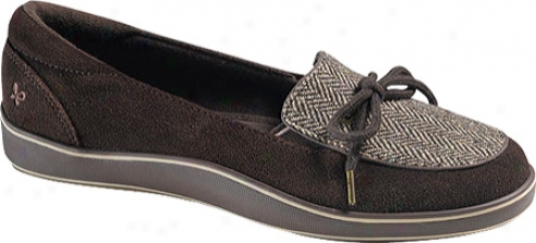 Grasshoppers Highview Seasonal Suede/tweed (women's) - Coffee Bean Suede/tweed