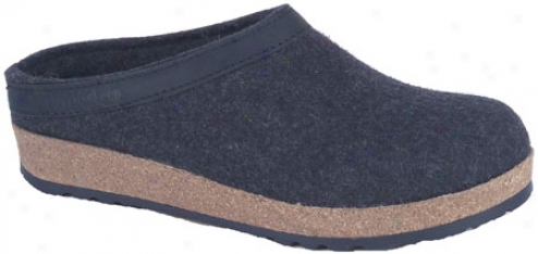 Haflinger Leather Trim Grizzly - Charcoal