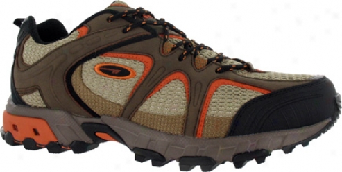 Hi-tec Phoenix (men's) - Taupe/black/burnt Orange