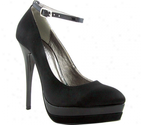 Highest Heel Mona-11 (women's) - Black Satin