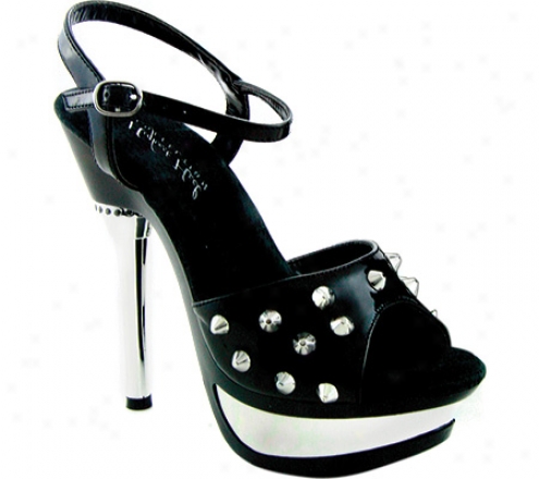 Highest Heel Trixie-11 (women's) - Black Patent Pu