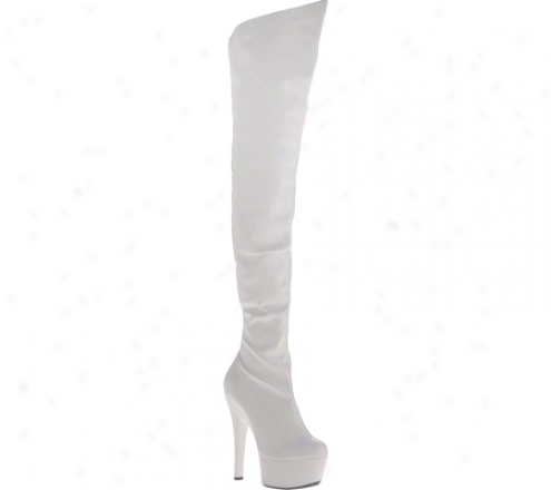 Highest Heel Wonder (women's) - White Patent Spread