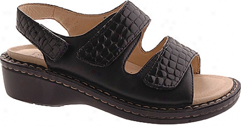 Hoopoe Alessandra (women's) - Black Croco