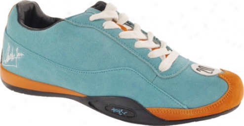 Hunziker Accumulation Steve Mcqueen - Suede/leather (men's) - Blue/orange