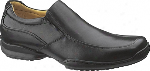 Hush Puppies Brussels (men's) - Black Smooth Leather