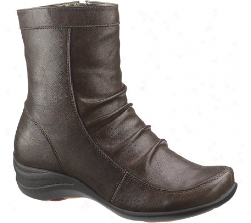 Hush Puppies Ellette (women's) - Dark Brown Polyurethane