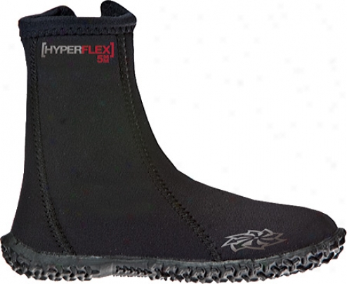 Hyperflex Wetsuits 5mm Hi-top Zipper Boot (children's) - Black