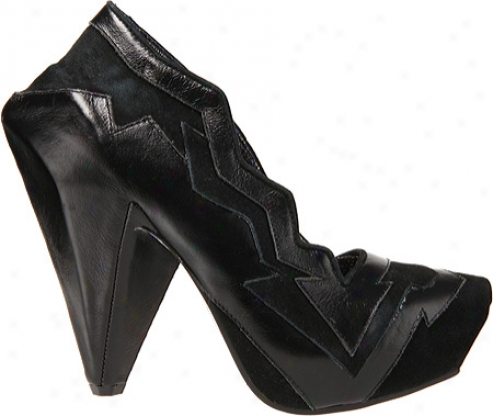 Irregular Choice Amazonianic (women's) - Black Leather