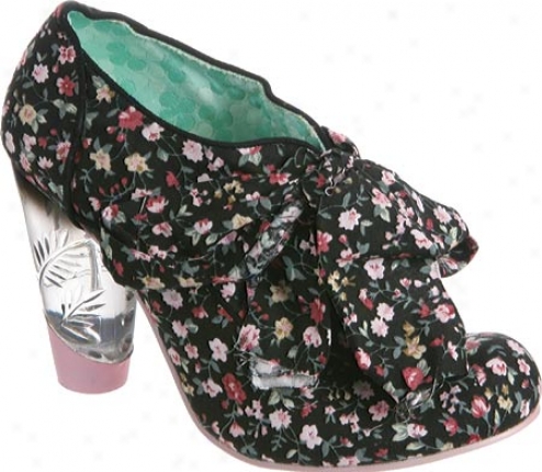 Irregular Choice Bonnie Bonnett (women's) - Black Peint Fabric