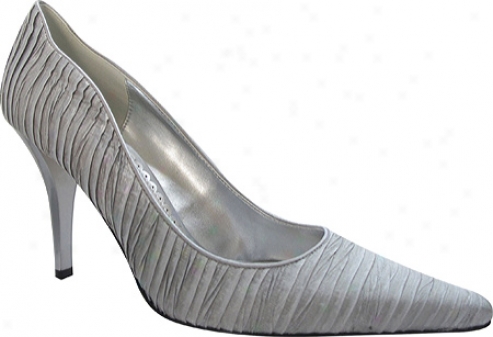 J. Renee Sana (women's) - Light Grey Pleated Satin