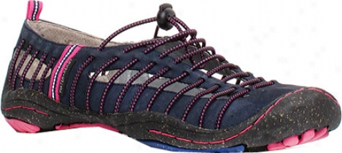 Jambu Jbu404 Water Ready (women's) - Navy Waterproof Nubjck/elastic Gore