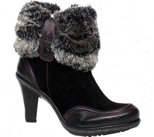 Jambu Sophie (women's) - Black Vintage Leather/kod Suede