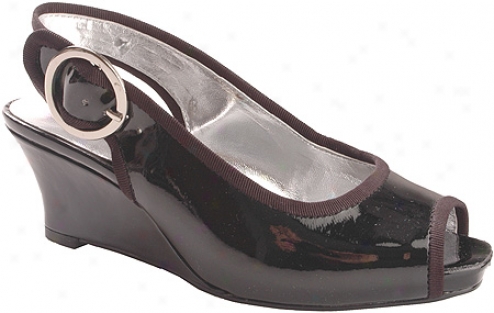 Jessica Simpson Penn (girls') - Black Patent/cork