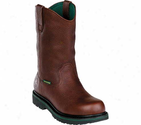 "john Deere Boots 11"" Safety Toe Wellington Intrinsic Met Provide against objections (men's) - Dark Brown"