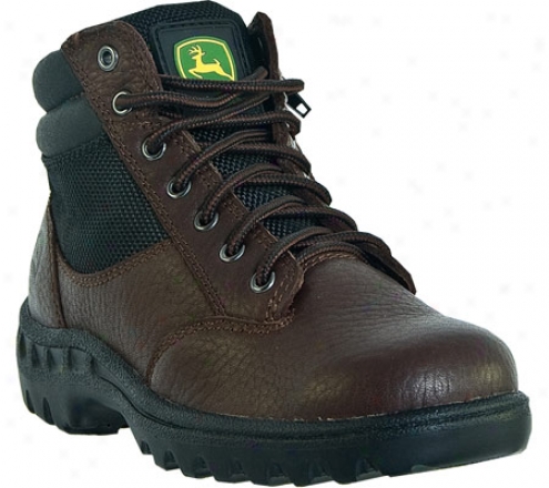 John Deere Boots Hiker Zipper Lace Up 1101 (infants') - Red/brown Leather
