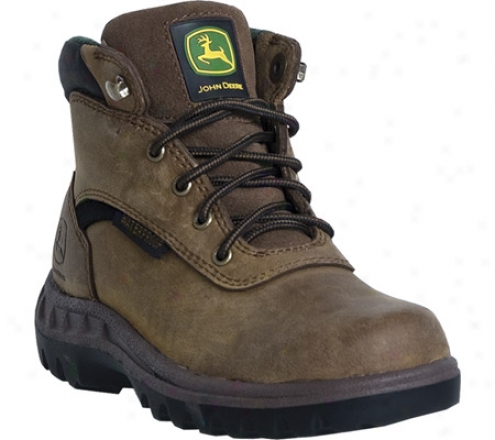John Deere Boots Waterproof Lace Up Hiker 2404 (children's) - Tan Tramper Watsrproof Leather