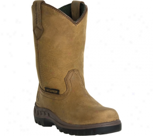 John Deere Boots Waterproof Wellington 2414 (children's) - Tan Tranper Waterproof Leather