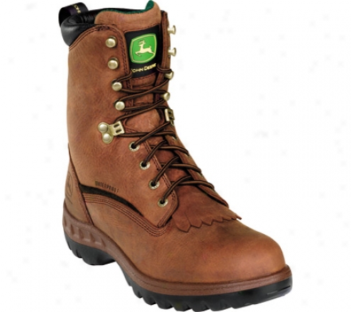 "john Deere Boots Wct 8"" Waterproof Lace-ups 8504"" (men's) - Tan"