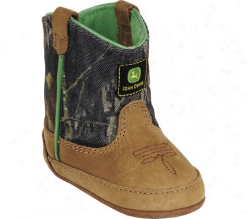 John Deere Boots Wellungton 0188 (infants') - Tan/camo Crazy Horse Leather/nylon