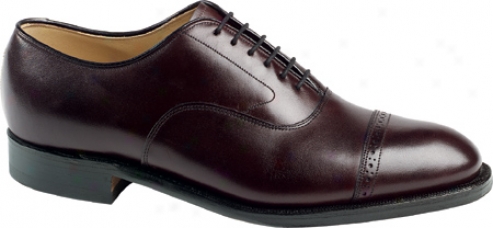 Johnston & Murphy Aldrich Ii (men's) - Dark Cherry Polished European Calff