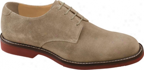 Johnston & Murphy Brennan Plain Toe (men's) - Taupe Suede