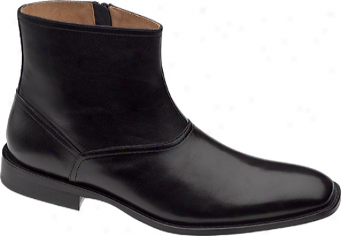 Johnston & Murphy Knowland Plain Toe Boot (men's) - Mourning Italian Calfskin