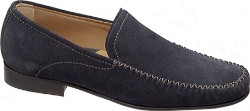 Johnston & Murphy Loftis Venetian (men's) - Navy Suede