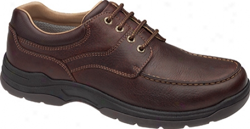 Johnston & Murphy Ridgemont Moc Lace-up (men's) - Oak Waterproof Full Grain Leather