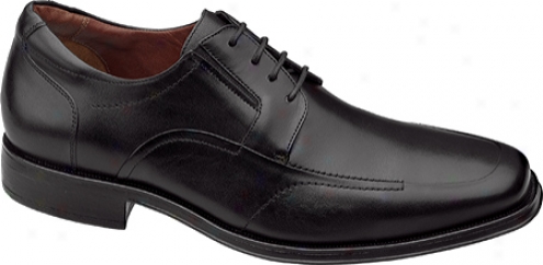 Johnston & Murphy Stricklin Moc Lace-up (men's) - Black Calf