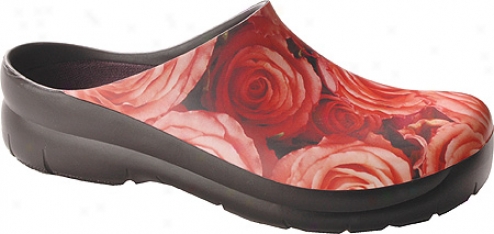 Jollys Picture Clog (women's) - Roses