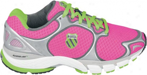 K-swiss California R (women's) - Neon Pink/silver/neon Lime