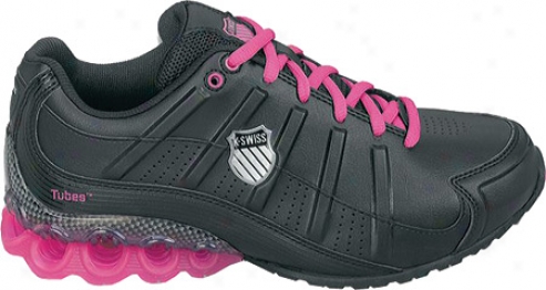 K-swiss Clear Tubes 50 (women'a) - Black/neon Pink/silver