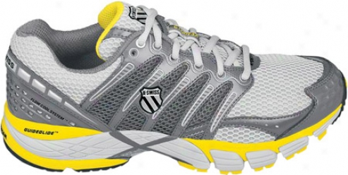 K-swiss Keahou Ii Np (men's) - Gull Grey/charcoa/bright Yellow