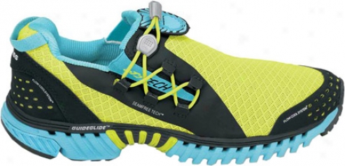 K-swiss Kicky Qt2 (women's) - Optic Yellow/fiji Blue/black