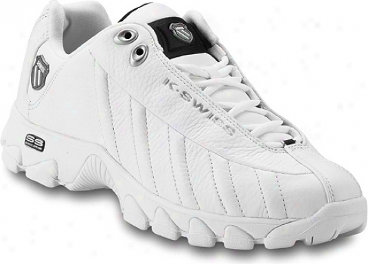 K-swiss St329 (children's) - White/black/silved