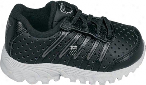 K-swiss Tubes Run 100 (childrn's) - Black/gull Grey