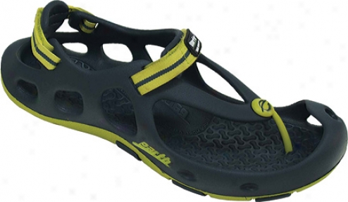 Kalso Earth Shoe Aquatix (women's) - Navy/yellow Eva