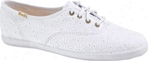 Keds Champion Eyelet (women's) - White Woven